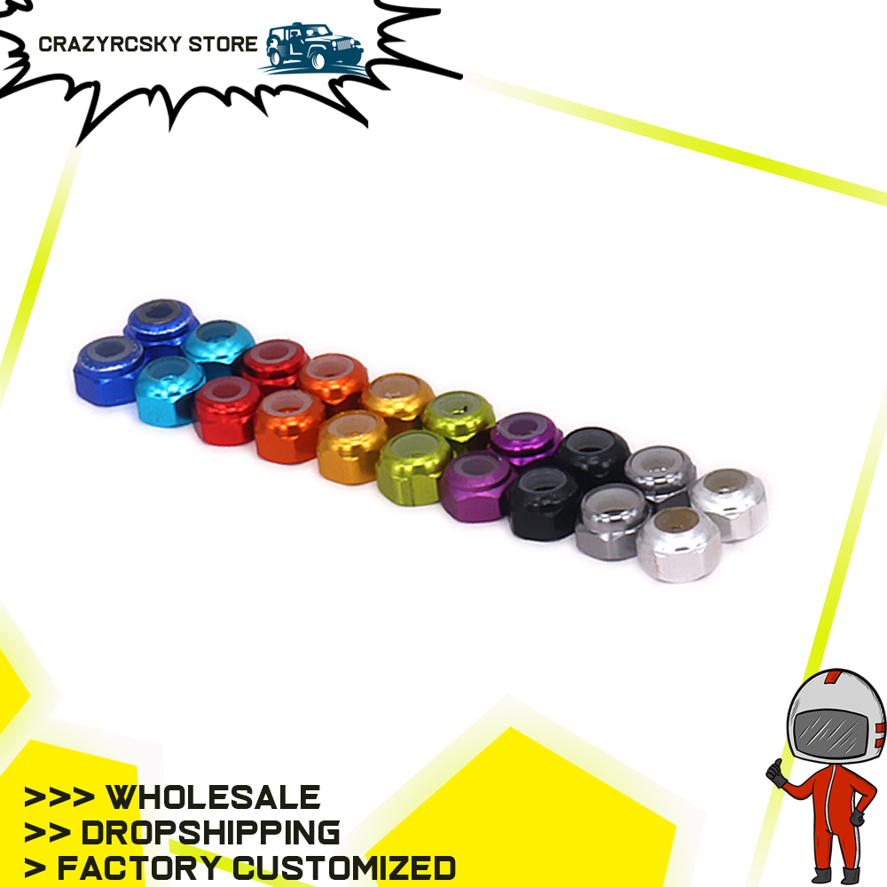 Rc Hobby Nut - 8pcs RCAWD Ruota Esagonale Dado di