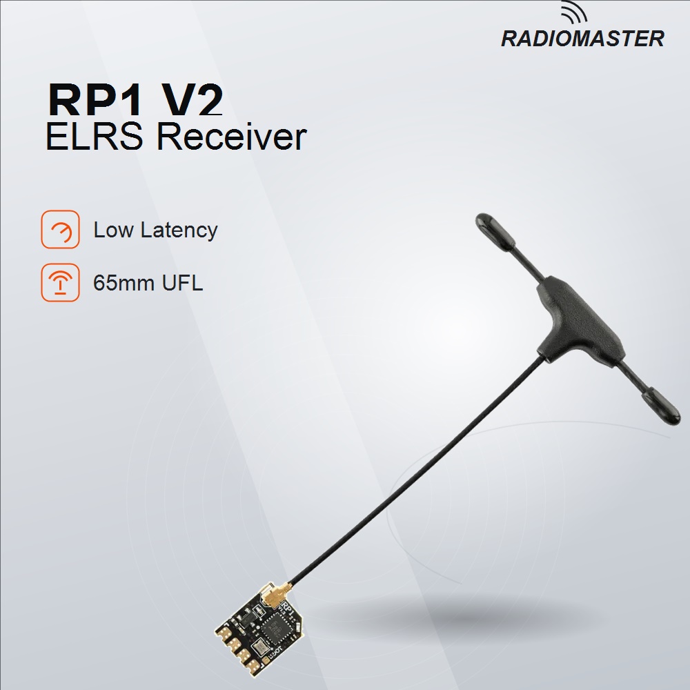 Rc Plane Hobby Zone - RadioMaster RP1 V2 ExpressLRS Ricevitore Nano