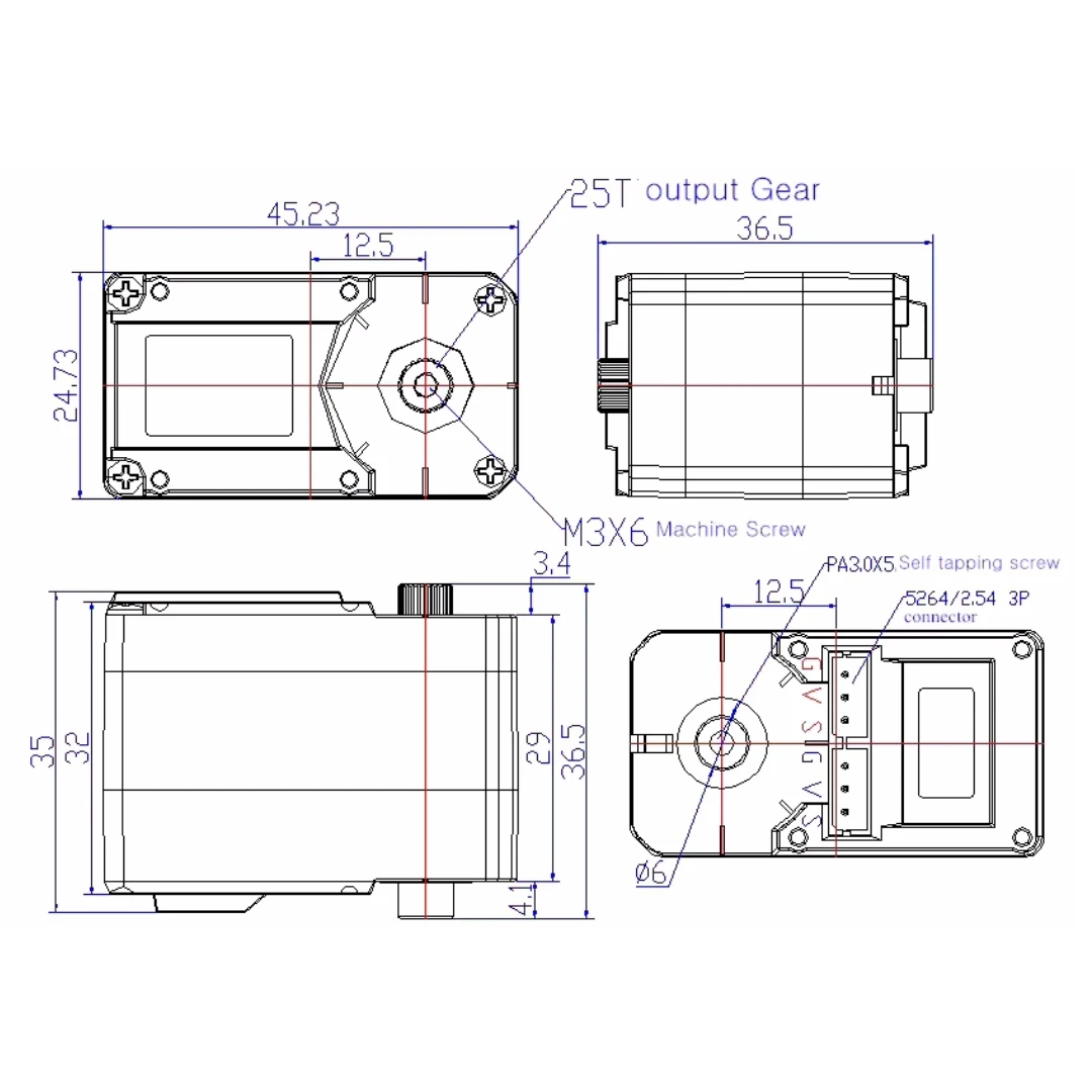 Feetech STS3215 Corda TTL a do - Servo Metal Gear recensione e prezzo