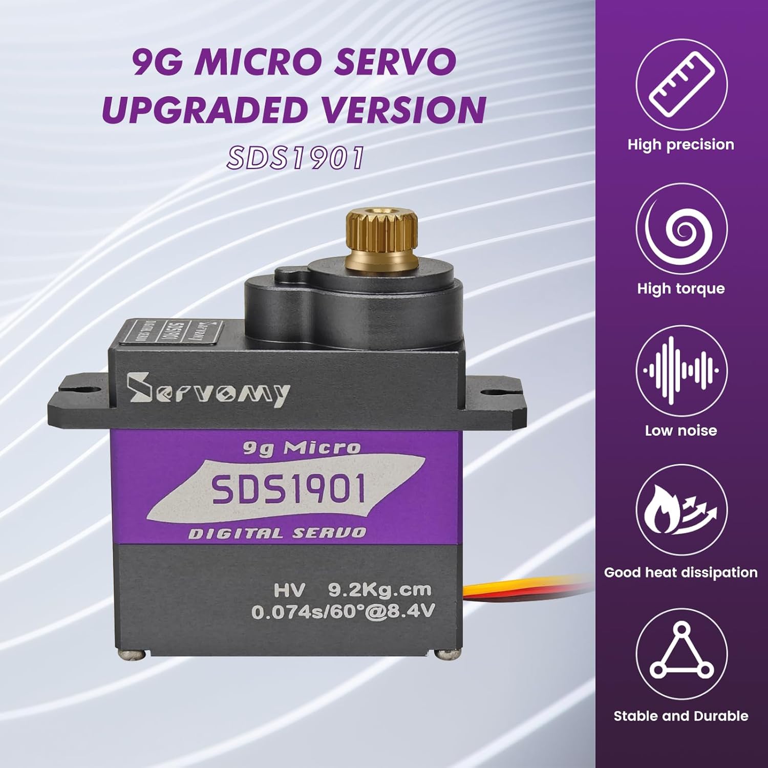 SERVOMY-SDS1901 Digitale 9G Mi - Servo Metal Gear recensione e prezzo