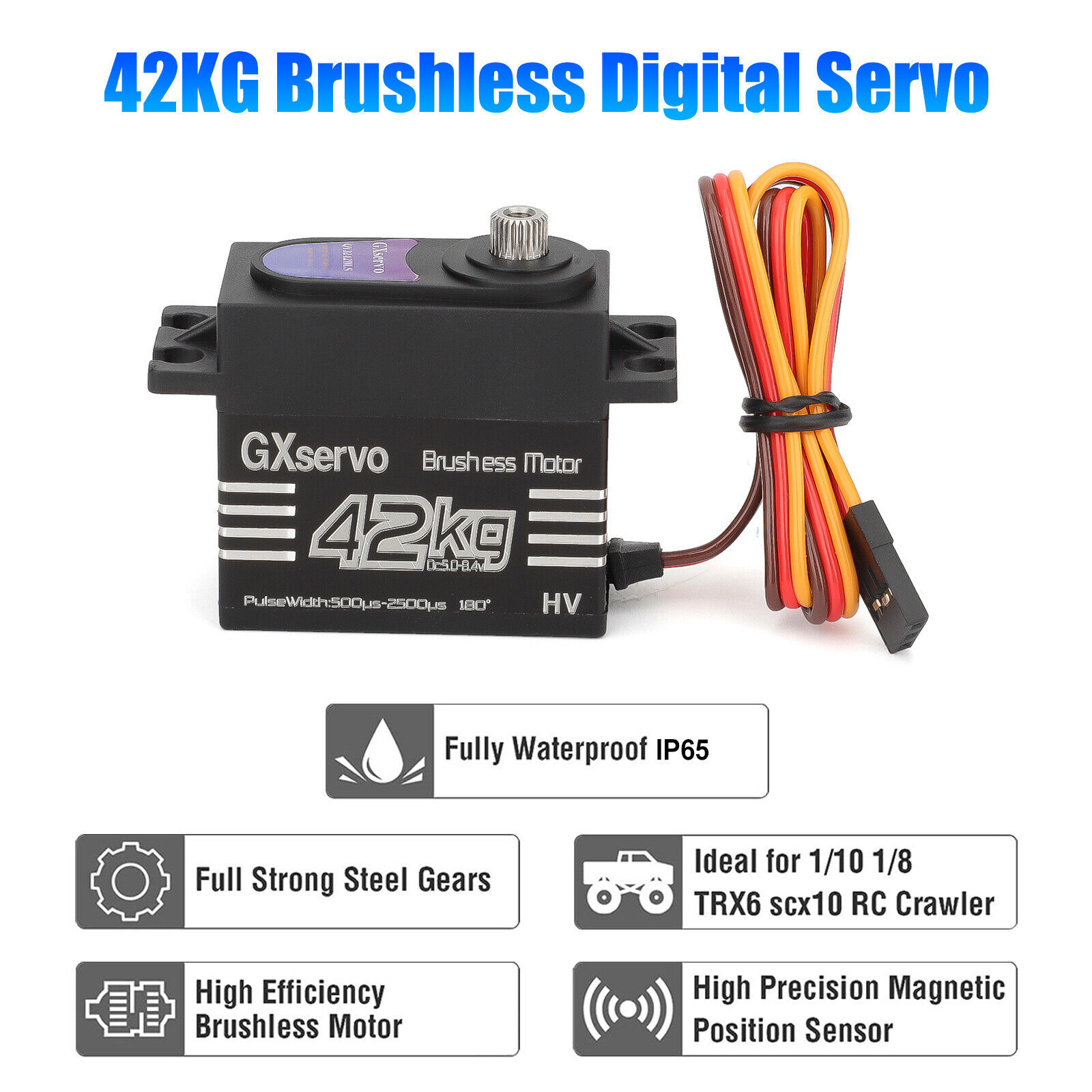 Motore Brushless 180 °   Servo - Servo Metal Gear recensione e prezzo